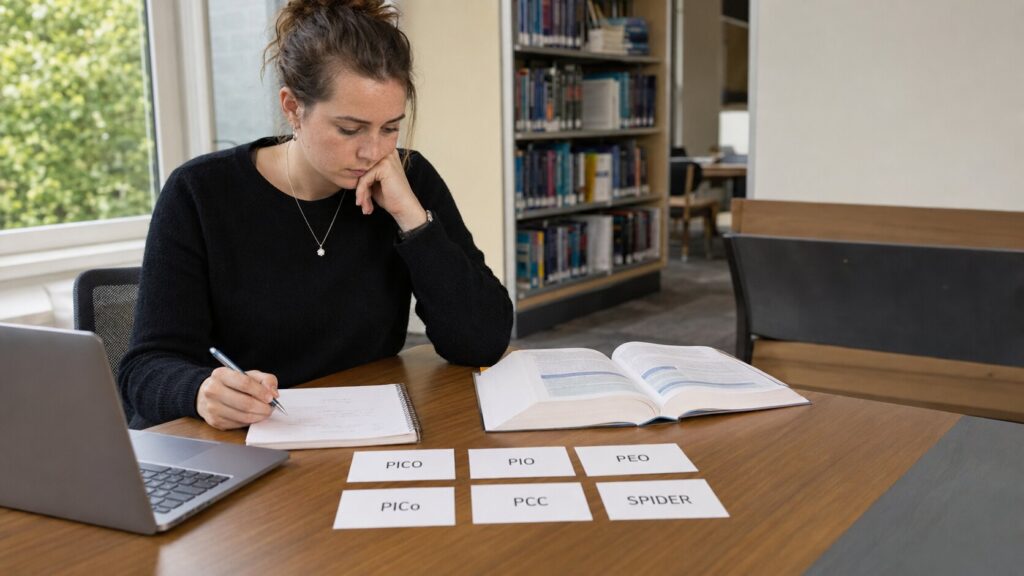 How to Formulate a Nursing Research Question Using PICO, PIO, PEO, PICo and SPIDER