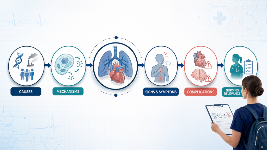 How to Make a Pathophysiology Concept Map for Nursing Students
