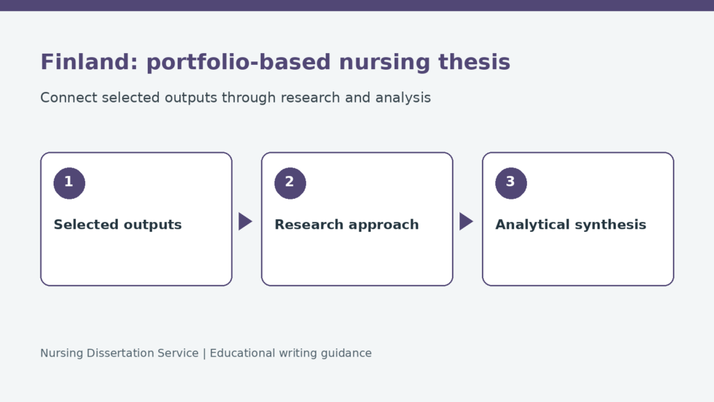 How to Structure a Portfolio-Based Nursing Thesis in Finland